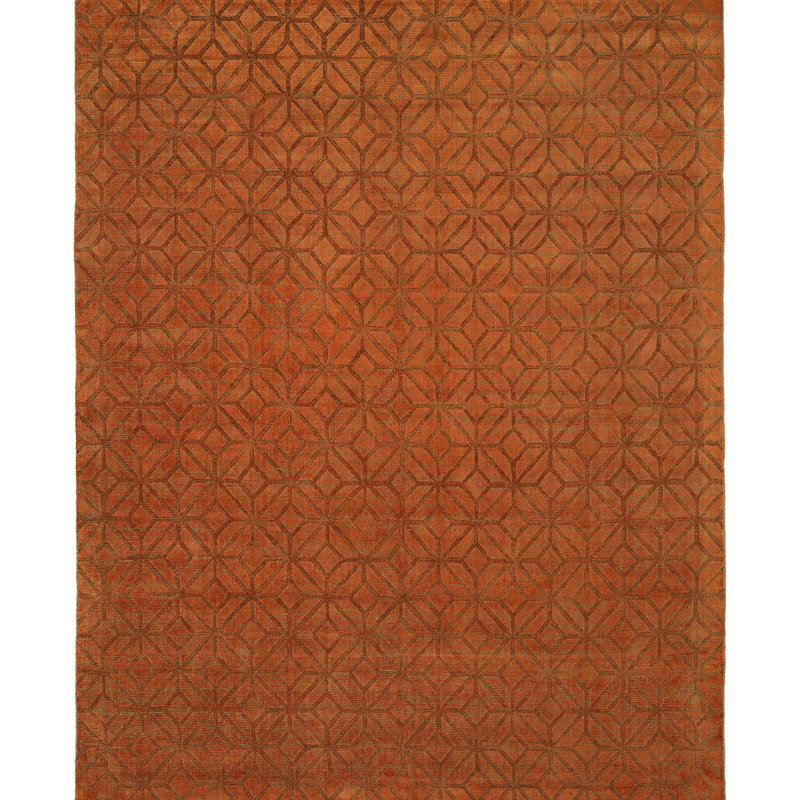 Wildon Home® Handwoven Orange Area Rug & Reviews Wayfair